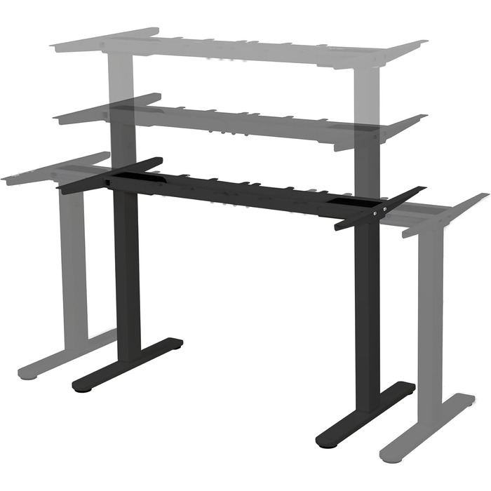 Електричний регульований стіл Albatros Lift S5: металеве підрамник, підставка для столу, ніжки для столу, 120 кг, для широких стільниць 2м