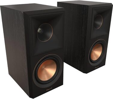 Пара поличних динаміків Klipsch RP-500M II, рупор Tractrix 90x90, високочастотний динамік 1 см, низькочастотний динамік 13,3 см, чорний