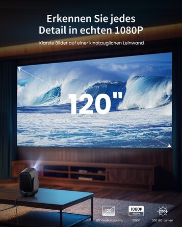 Dangbei N2 mini Smart проєктор: 1080P Full HD, Wi-Fi, Bluetooth, Dolby Sound, Автофокус, для домашнього кінотеатру
