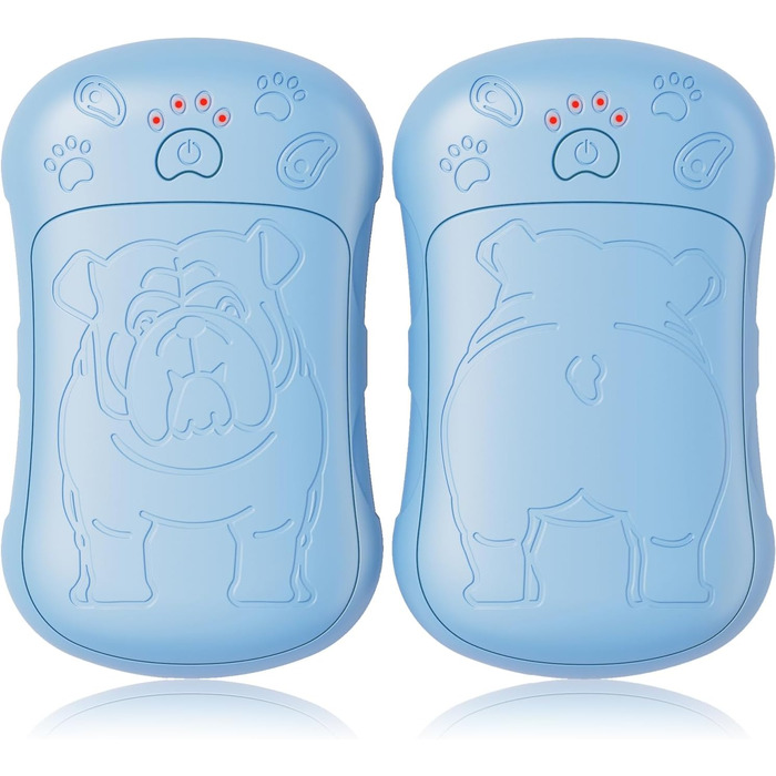 Електричні грілки для рук, 2 шт. 6000mAh, акумуляторні, багаторазові, для спорту, полювання, кемпінгу, теплий подарунок для жінок, чоловіків, дітей, блакитні