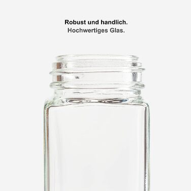 Набір баночок для спецій Greeano 24 x 120 мл із золотими кришками та етикетками, скляні баночки для спецій з дозатором, кухонне приладдя Gold Aura