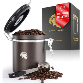 Баночка для кави Barista Legends герметична ємність для кавових зерен 500 г-контейнер для збереження аромату вашої кави-Баночка для зберігання виготовлена з високоякісного