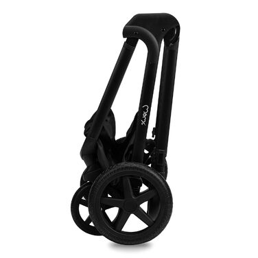 Дитяча коляска MoMi GISELLE 2 в 1 комбінована, сіра, з функцією візка, 5-точкова система безпеки, від народження до 22 кг, з корзиною для покупок, матрацом, дощовиком та пеленатором