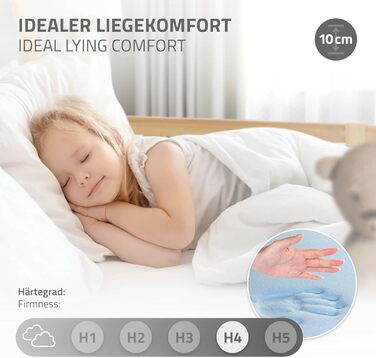 Дитяче ліжко-халапа Tipi ML-Design біле з бортиками та ламелями, з сосни, індіанське ліжко для дівчаток та хлопчиків, будиночок-ліжко з огорожею, ліжко-халапа для дітей та підлітків, ігрове ліжко-намет (90x200 см з матрацом (H: 10 см), натуральне дерево)