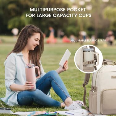 LOVEVOOK Рюкзак для жінок, 15.6