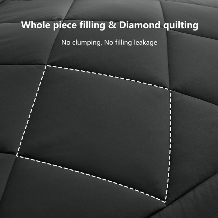 Ковдра CozyLux 200x200 см для всіх сезонів, ковдра з мікрофібри 300gsm, дихаюча, біла, 200 x 200 см