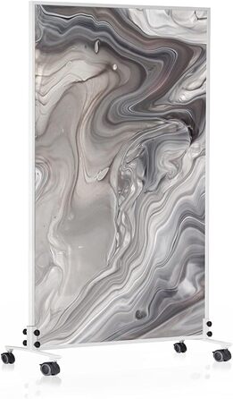 Інфрачервовий обігрівач Könighaus Standgerät 600 Вт - Економний, з термостатом та підставкою - мобільний, з акриловим малюнком