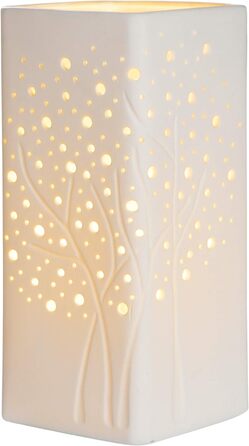 Настільна лампа з порцеляни - Деко вітальня - Висота 27 см