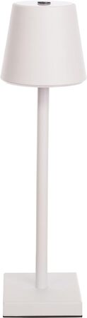 Світлодіодна настільна лампа Brandsseller Висота прибл. 38 см Регульоване світло Сенсорний датчик 3 рівні яскравості Акумуляторна батарея Акумуляторна Тепла біла Внутрішня-зовнішня Біла Біла Біла Біла 38 см