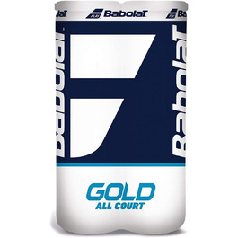 Тенісний м'яч Babolat Gold Allcourt (2 шт. 4 can) універсальний розмір підходить всім