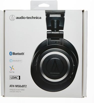 Бездротові Bluetooth-навушники Audio-Technica M50xBT2 чорний