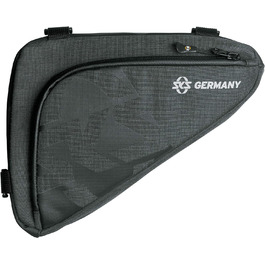 Кофри SKS GERMANY TRAVELLER EDGE для трекінгових та міських велосипедів, велоаксесуари (сумка з водовідштовхувальної тканини, з міні-петлею-насосом, застібкою на липучці & Easy-Zip) (рамна сумка TRAVELLER EDGE 1000 мл)
