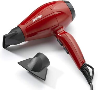 Фен BaByliss 6713DE, керамічне покриття, (Pro Intense 2400 Вт, червоний)