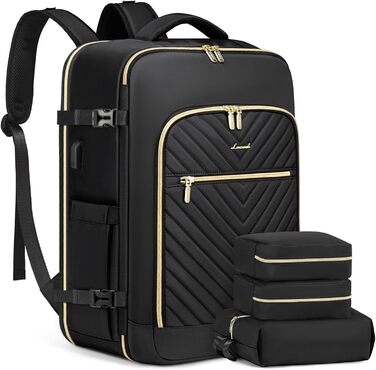 LOVEVOOK Рюкзак для ручної поклажі 40L, жіночий, для подорожей, великий, сумка-валіза, рюкзак для ноутбука 17.3