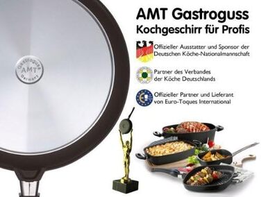 Каструля Gastroguss Milchtopf з нержавіючої сталі, Ø 18 см, 10 см висота, з міцною ручкою, Lotan® Antihaft, алюмінієвий лит, не для індукції, AMZN-918