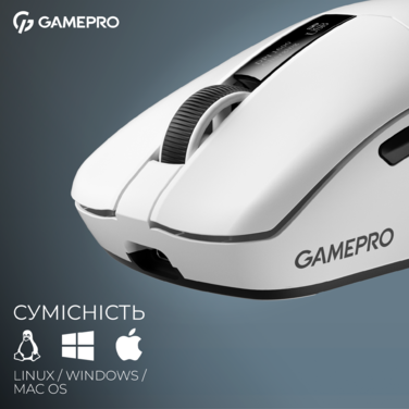 Бездротова ігрова миша GamePro Asgard Thor (GM023W) 1К  зарядна станція\ресивер