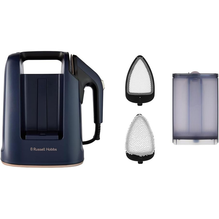 Праска Russell Hobbs Steam Genie 2-в-1: праска + запарювач (1700W, 20г/хв, сумка, 3 насадки)