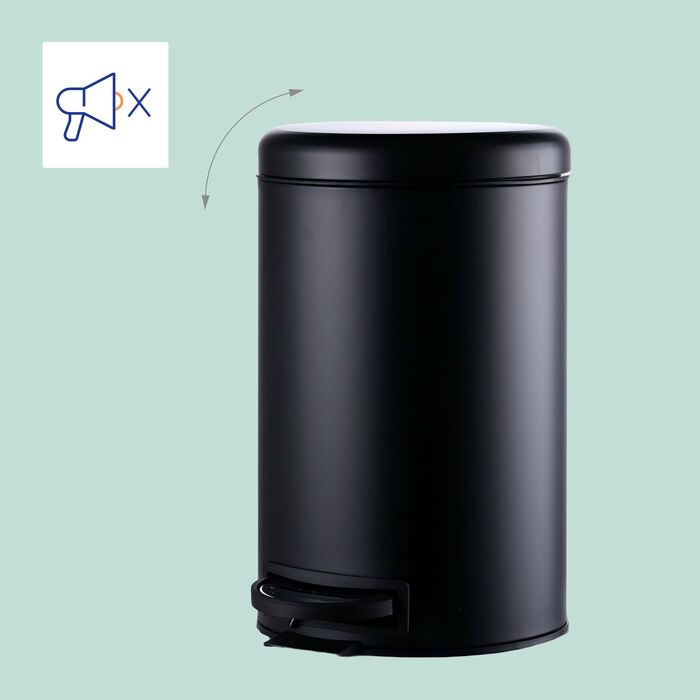 Відро для сміття Relaxdays, 12 літрів