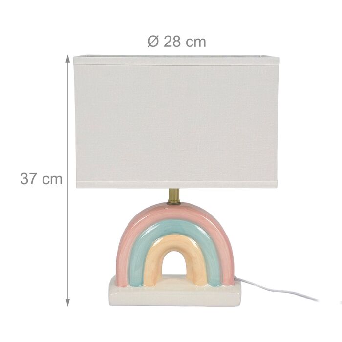 Настільна лампа Relaxdays 'Райдуга'