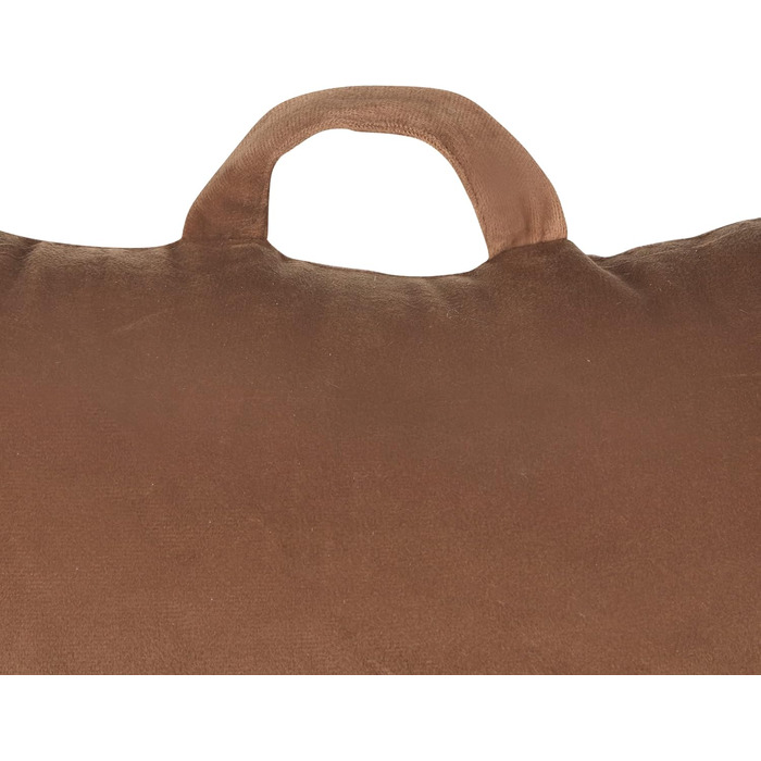 Підстилка для ліжка Klear Vu Velours з подушкою для підтримки спини, кишеню та ручка, Коко Браун