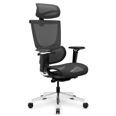 Крісло Mealux S8 Air Black (арт. HF-S8P M/B)