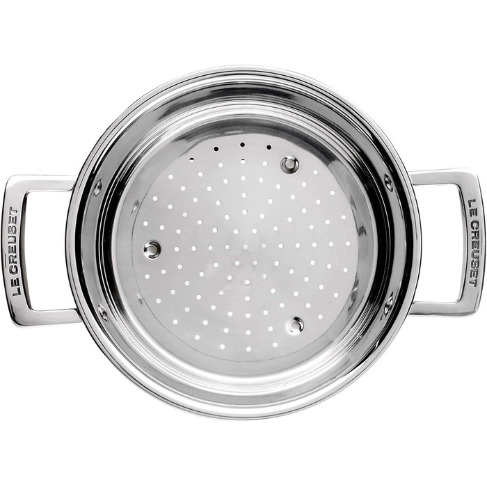 Le Creuset Вставка для приготування на пару з нержавіючої сталі з кришкою, Ø 20x10 см