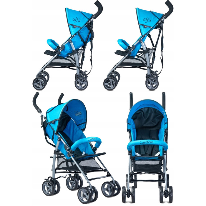 Дитячий прогулянковий візок-парасолька Caretero Alfa