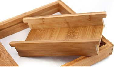 Підставка для ванни Frederimo з бамбука, висувна, для створення спа-атмосфери вдома, HG-MLLX-4857