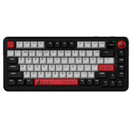 Бездротова механічна клавіатура Ajazz AK820 MAX Avocado Switch Black RGB (AK820MAX-AS-BG)