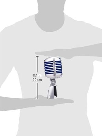 Вокальний мікрофон Shure Super 55 Deluxe – вінтажний динамічний суперкардіоїдний Unidyne, легендарний дизайн, класичне звучання, міцний литий корпус