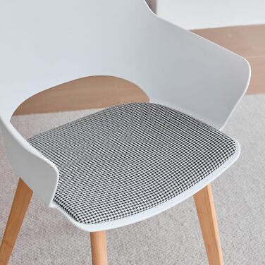 Набір кухонних стільців GrandCA HOME, 8 шт. з масивних дерев'яних ніжок, оббивка, зелений колір, для кухні, вітальні, спальні