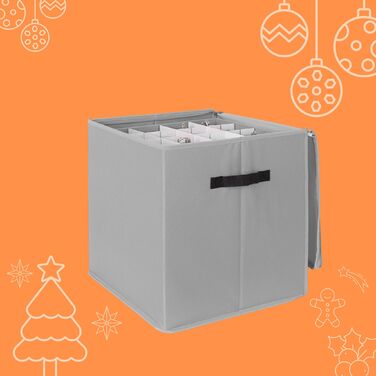 Коробка для зберігання новорічних кулі