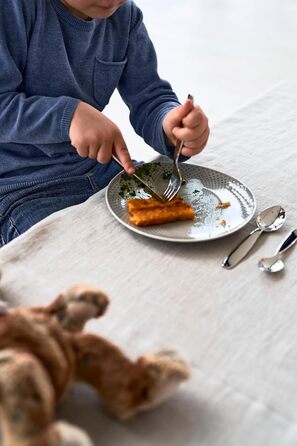 Набір дитячого посуду ZWILLING Kinderbesteck, 4 предмети, з зображенням лицарів, для дітей від 3 років, нержавіюча сталь 18/10, сріблястий, без пластикової упаковки