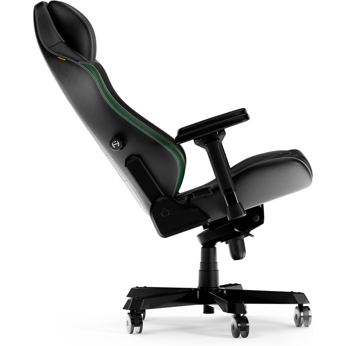 Ігрове крісло DXRacer MASTER XL, чорно-зелена шкіра з мікрофібри