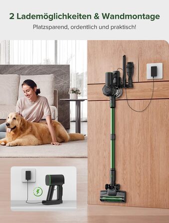 Бездротовий акумуляторний пилосос Vexilar V9PRO: 500W, 45Kpa, 60 хвилин роботи, LED дисплей, для твердих поверхонь, килимів та шерсті тварин