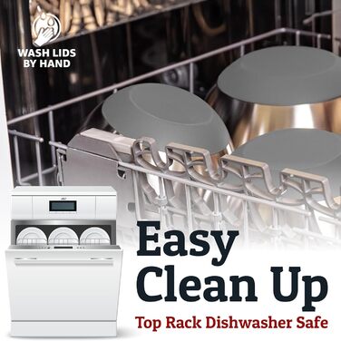 Набір місок для змішування Priority Chef з кришками, 6 шт. з неслизьким дном, набір місок з нержавіючої сталі, 6 герметичних кришок та 3 тертки, колір бірюзовий (Getaway Solids) (Сірий)