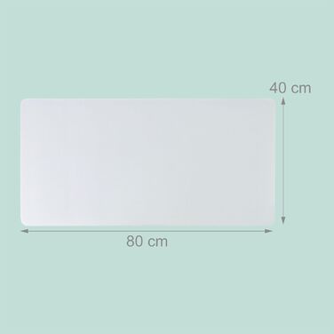 Дошка для письма на магнітній плівці Relaxdays з аксесуарами