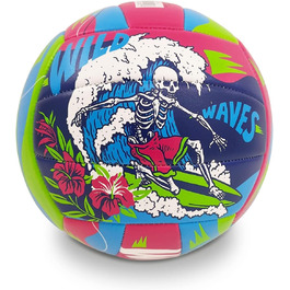 Іграшки Mondo-Спілбол для волейболу-Розмір 5-Губка з ПВХ Soft Touch (Пляжний ВОЛЕЙБОЛ WILD WAVES)