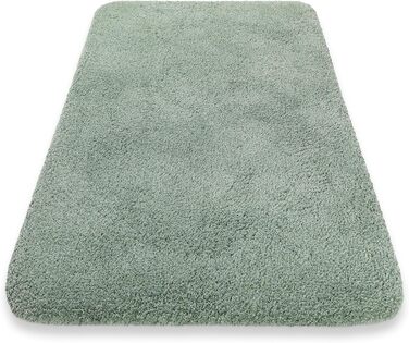 Килимок для ванної кімнати з м'якого флюсу, антиковзкий, придатний для прання, Salbei (55 x 65 см)