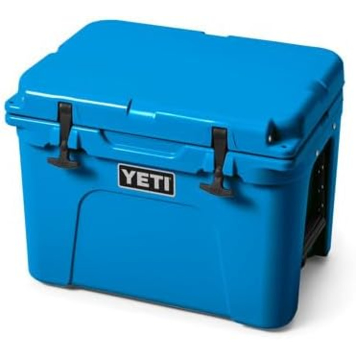 Термобокс YETI Tundra 35 Big Wave Blue, ізотермічний контейнер для зберігання продуктів, синій