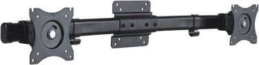 Кріплення для монітора PureMounts® для 1 монітора, регульоване по висоті, нахиляється, повертається, чорне, з HDMI кабелем 3-4K
