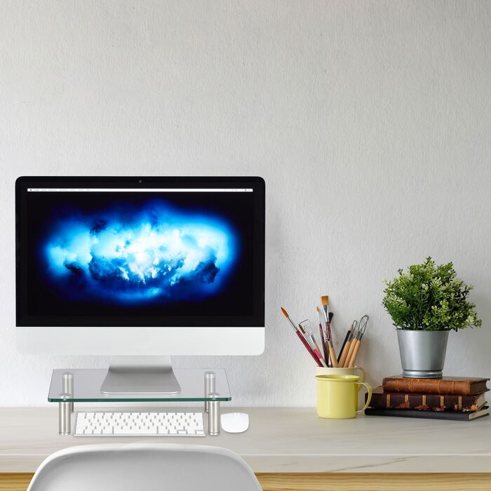 Підставка для монітора Relaxdays зі склом