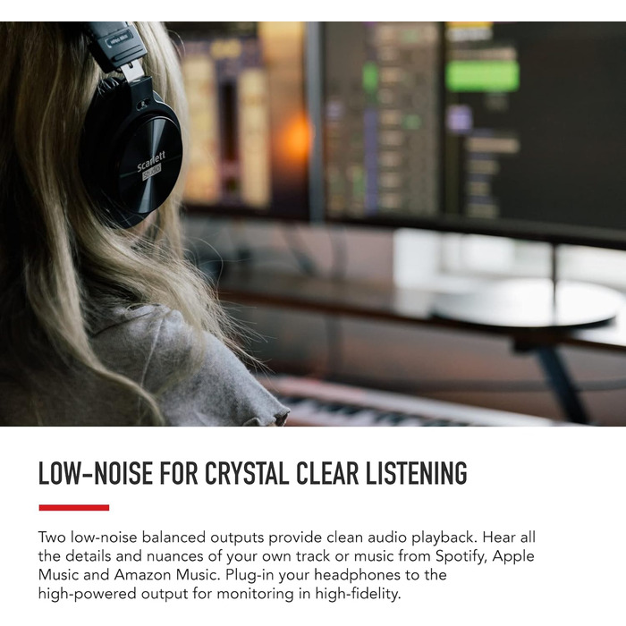 Focusrite Scarlett Solo 3rd Gen USB Аудіоінтерфейс для гітаристів, вокалістів та музикантів - Bundle