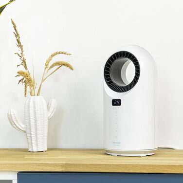 Конвектор Cecotec Warm 8400 Bladeless Connected: безлопатевий, WiFi, 1500W, сенсорне управління, LED, 3 режими, таймер, безпека