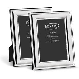 Набір фоторамок EDZARD 2 шт 13x18 см сріблясті