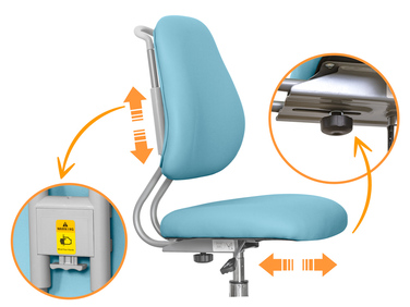 Дитяче крісло ErgoKids Mio Ergo Blue (арт.Y-507 KBL)