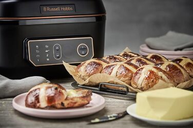 Фритюрниця Russell Hobbs SatisFry XL 5.5л з Rapid Air: гриль, мультиварка, повільне приготування, випікання