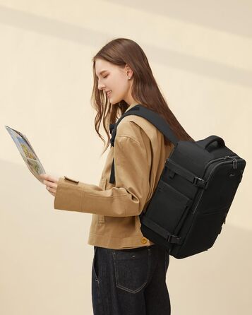 Рюкзак LOVEVOOK для ручної поклажі 40x30x20, дорожній рюкзак для жінок та чоловіків, 24л, для ноутбука 14 дюймів, з USB, для роботи та подорожей