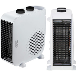 Тепловентилятор ADLER EUROPE AD7748, електричний радіатор, енергозбереження, 2000 Вт, функція вентилятора, термостат