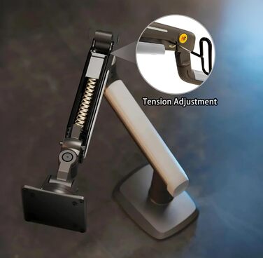 Кріплення для монітора NB Ergonomic, для широких моніторів 27-50 дюймів, навантаження до 18 кг, VESA 75/100 мм (чорний/сірий)